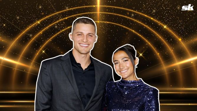 Madisyn Seager's dazzling blue dress coupled with Corey Seager's charm hit the CMA awards