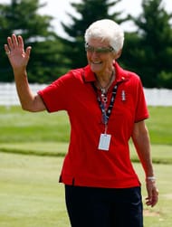 Kathy Whitworth at the 2009 Solheim Cup (Image via Getty)