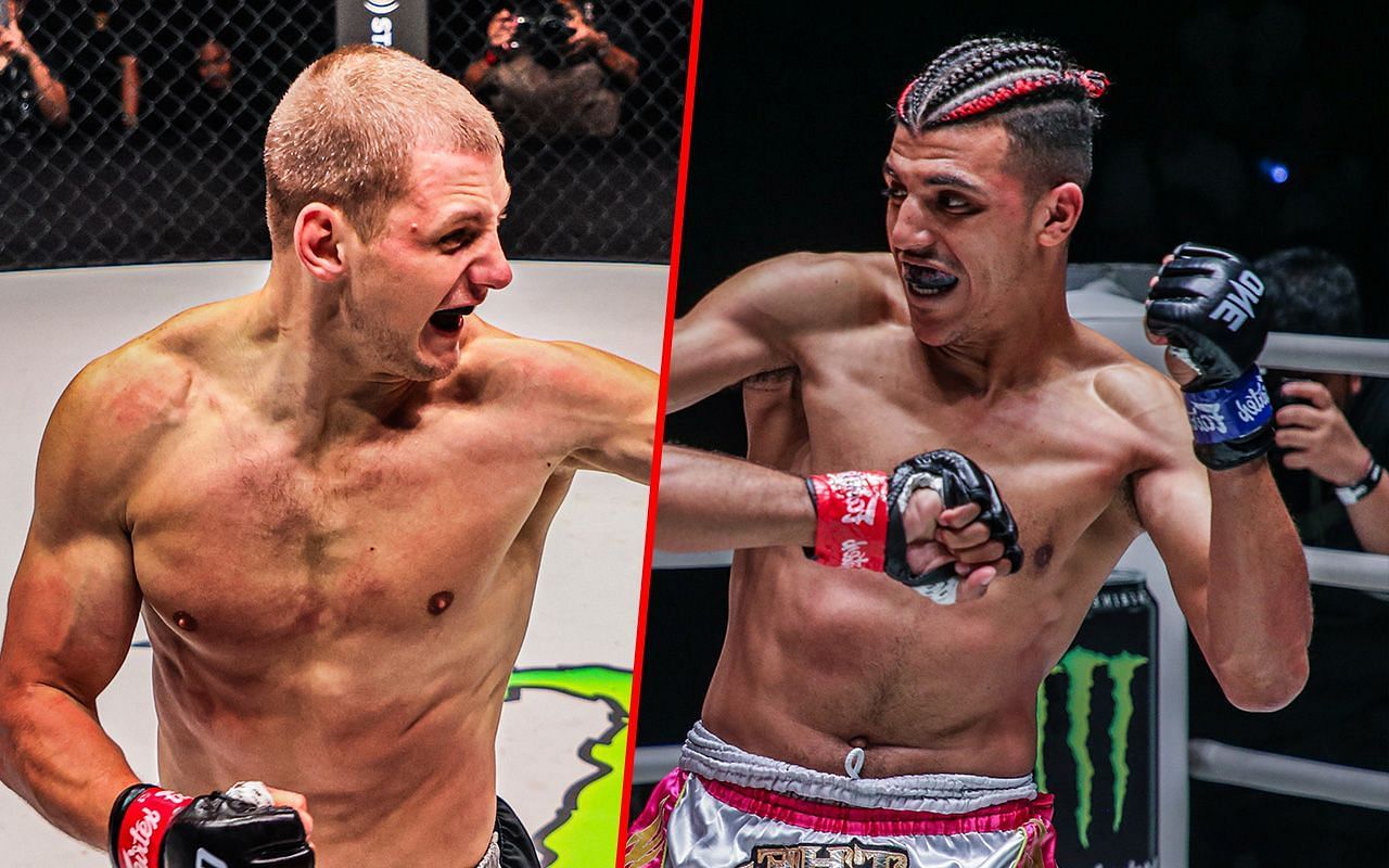 (From left) Dmitry Menshikov and Mouhcine Chafi. [Image: ONE Championship]