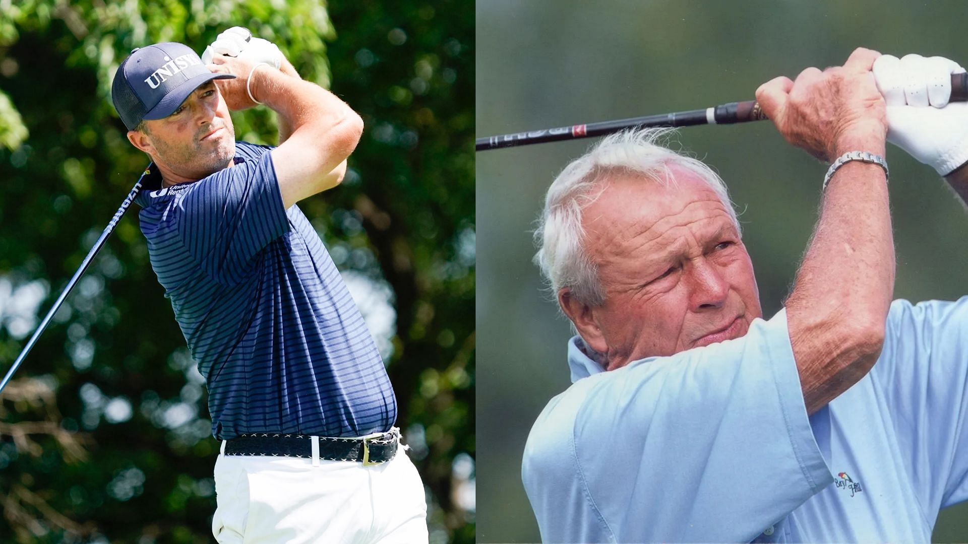 Ryan Palmer and Arnold Palmer (Image via Getty)