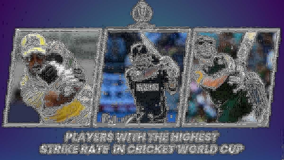 Highest Strike Rate In Cricket World Cup