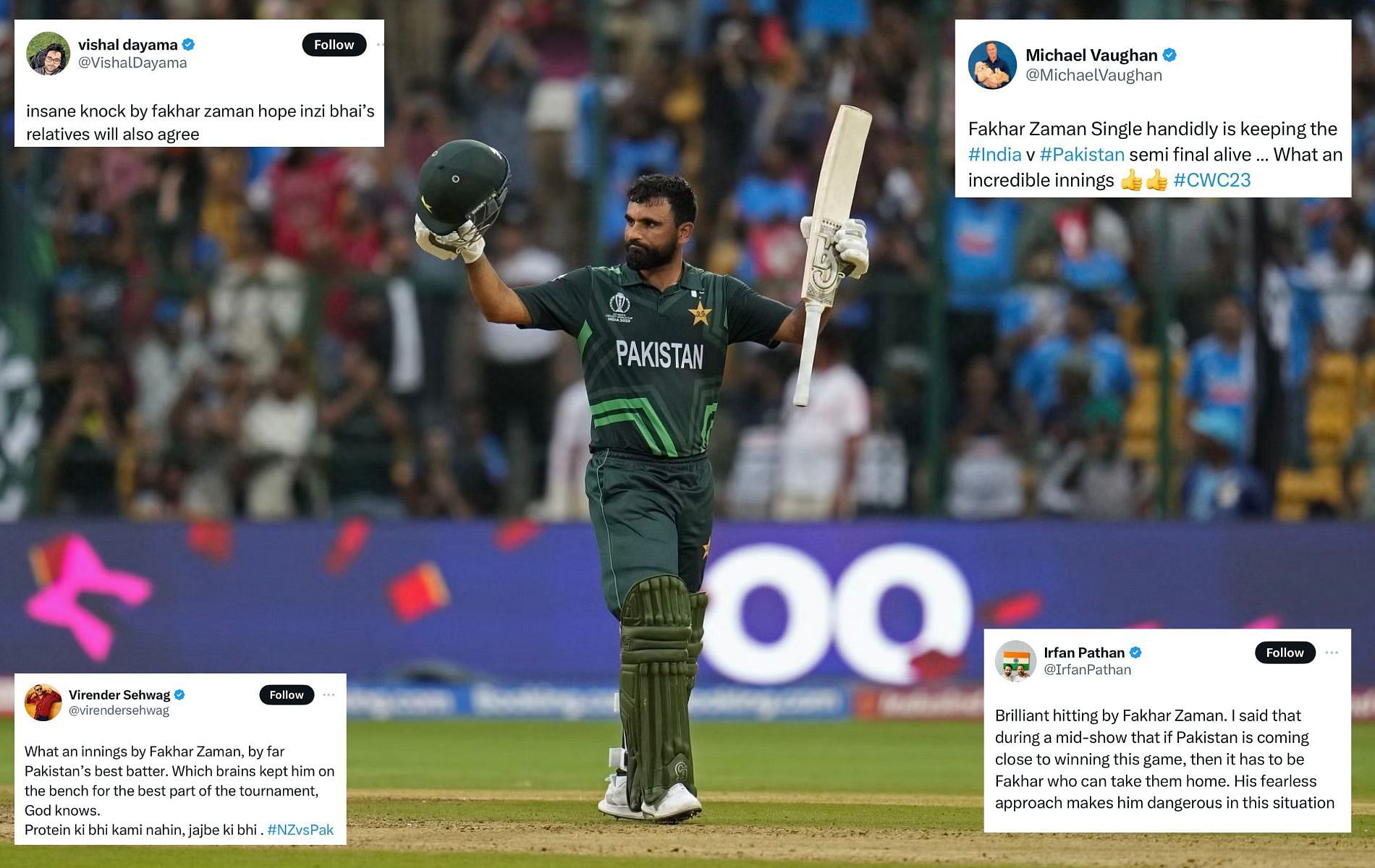 "Rain In Bengaluru Was Accompanied By A Storm Named Fakhar Zaman ...