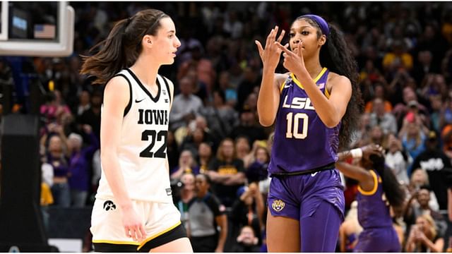 What was Angel Reese's hand gesture to Caitlin Clark? Debunking Bayou  Barbie's viral moment with Iowa star