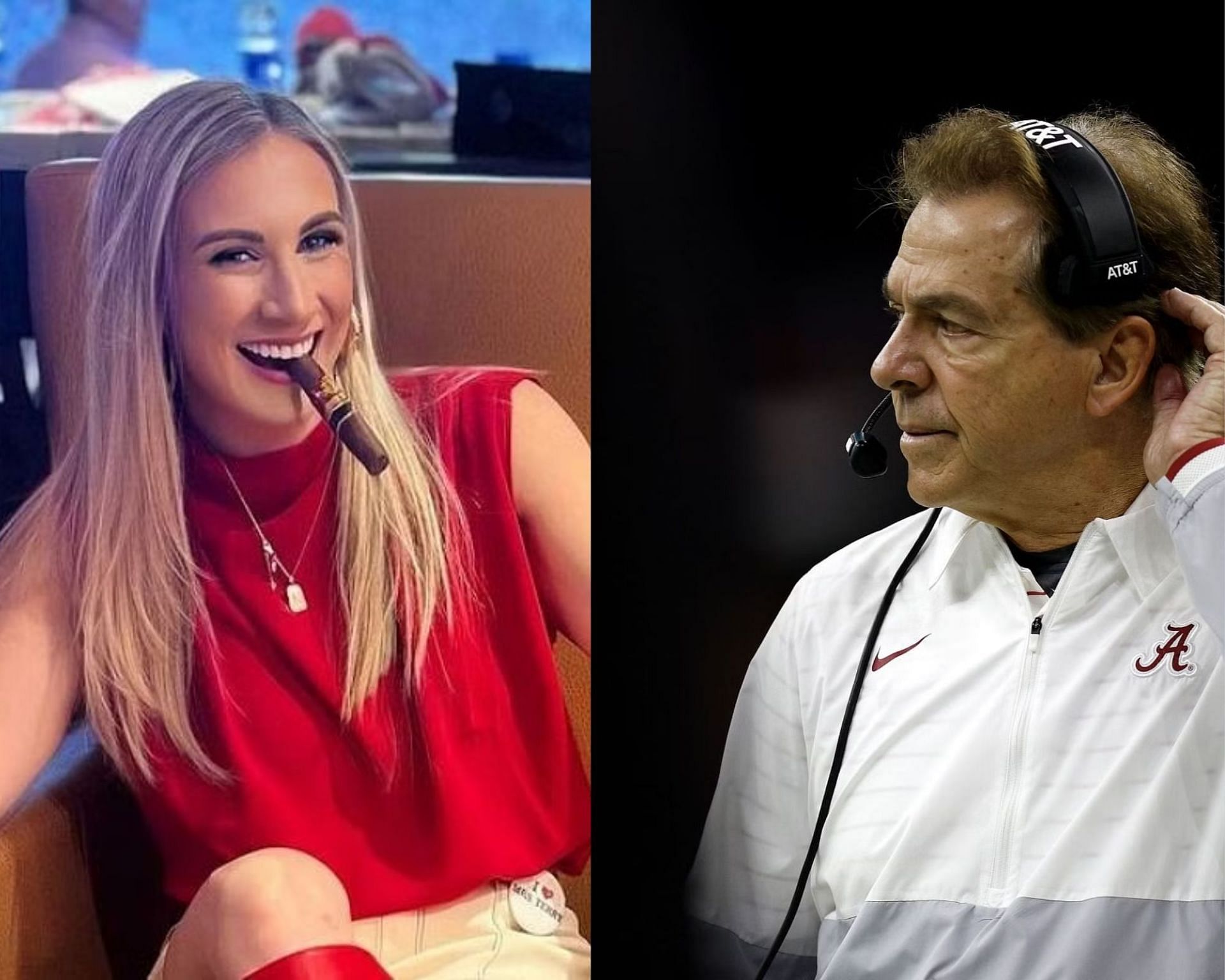 Kristen Saban and her father Nick Saban