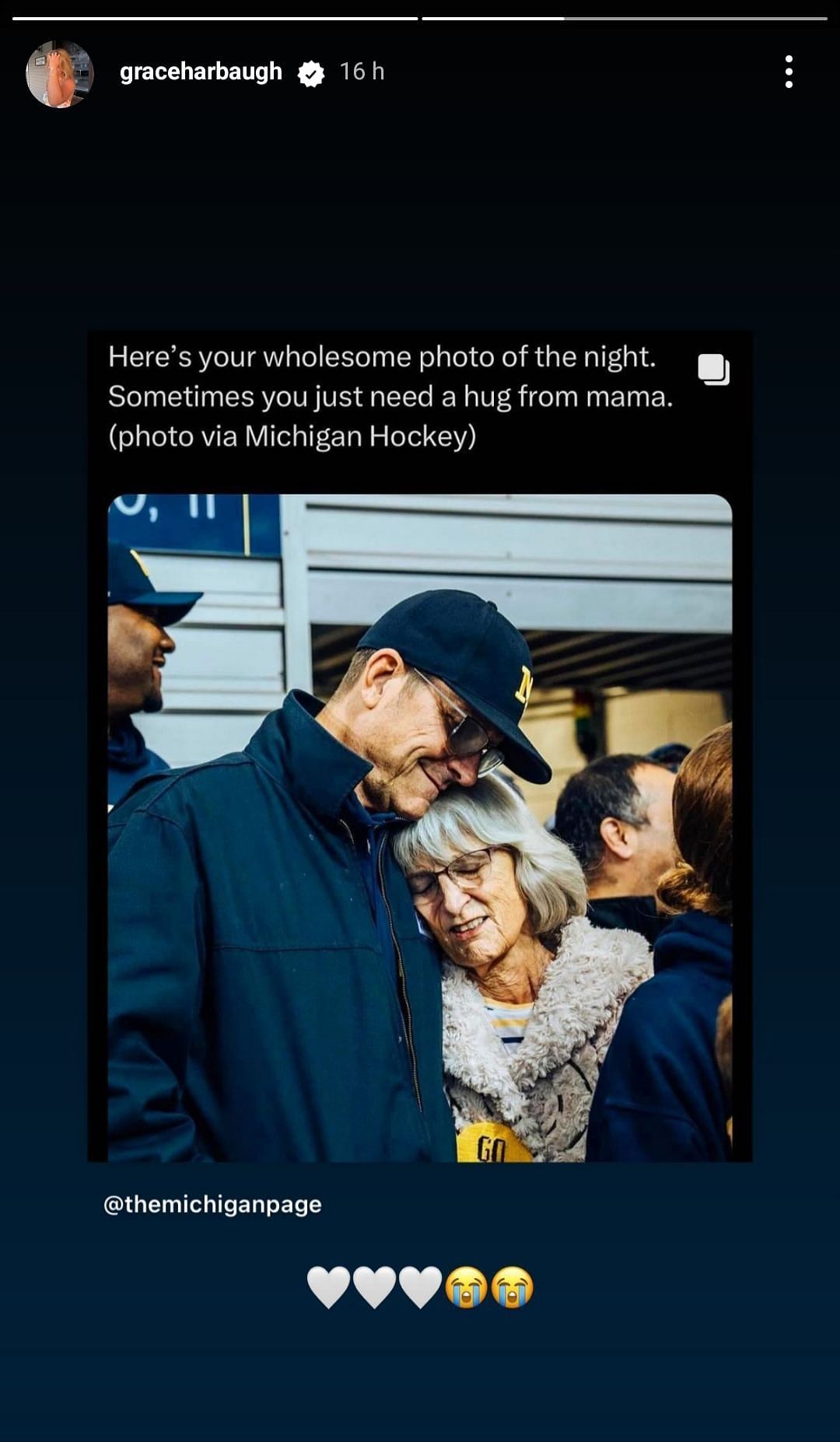 Jim Harbaugh’s daughter Grace Harbaugh shares heartwarming picture of ...