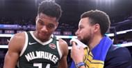 NBA superstars Giannis Antetokounmpo and Steph Curry