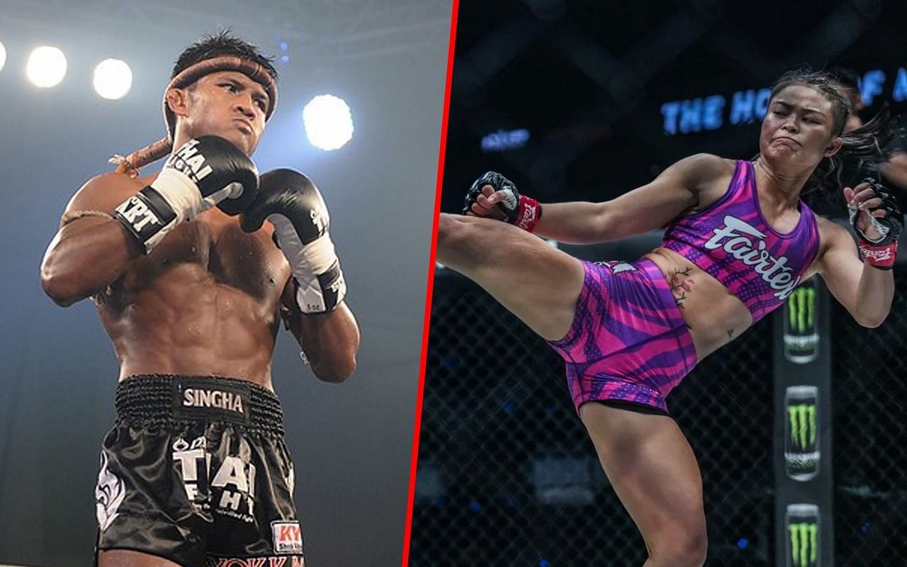 Buakaw (Left) is a big fan of Stamp (Right)