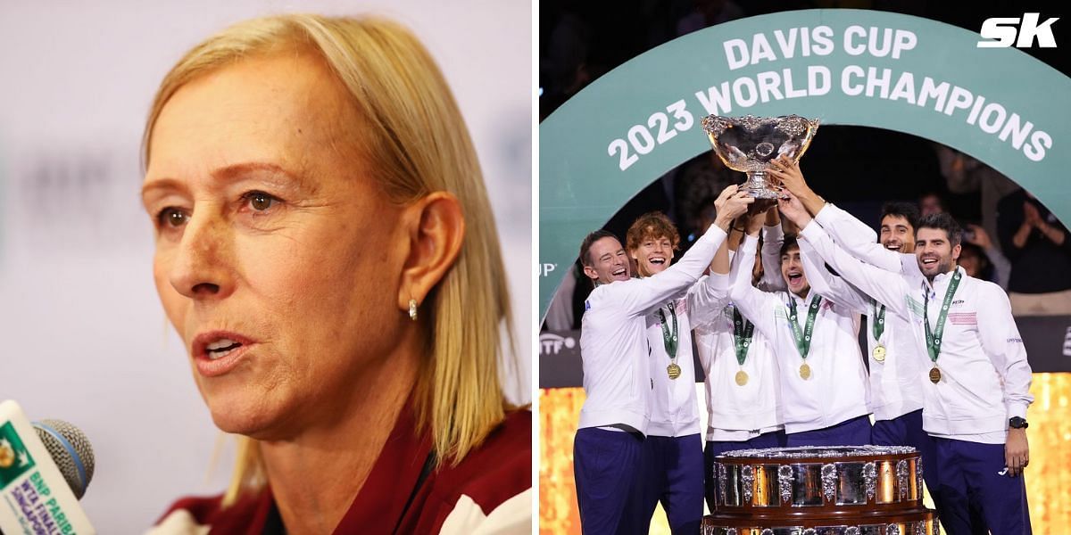 Martina Navratilova congratulated Italy on Davis Cup triumph and called out the gruelling schedule.