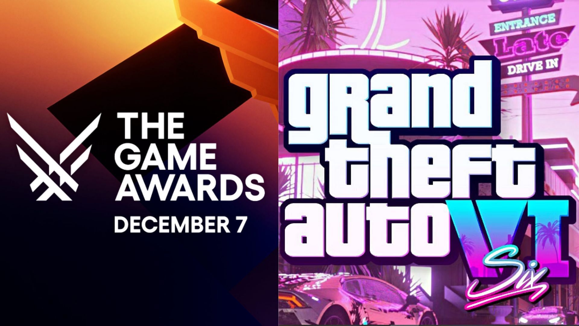 GTA 6 trailer is rumored to release in December 2023 (Images via thegameawards.com, Sportskeeda)