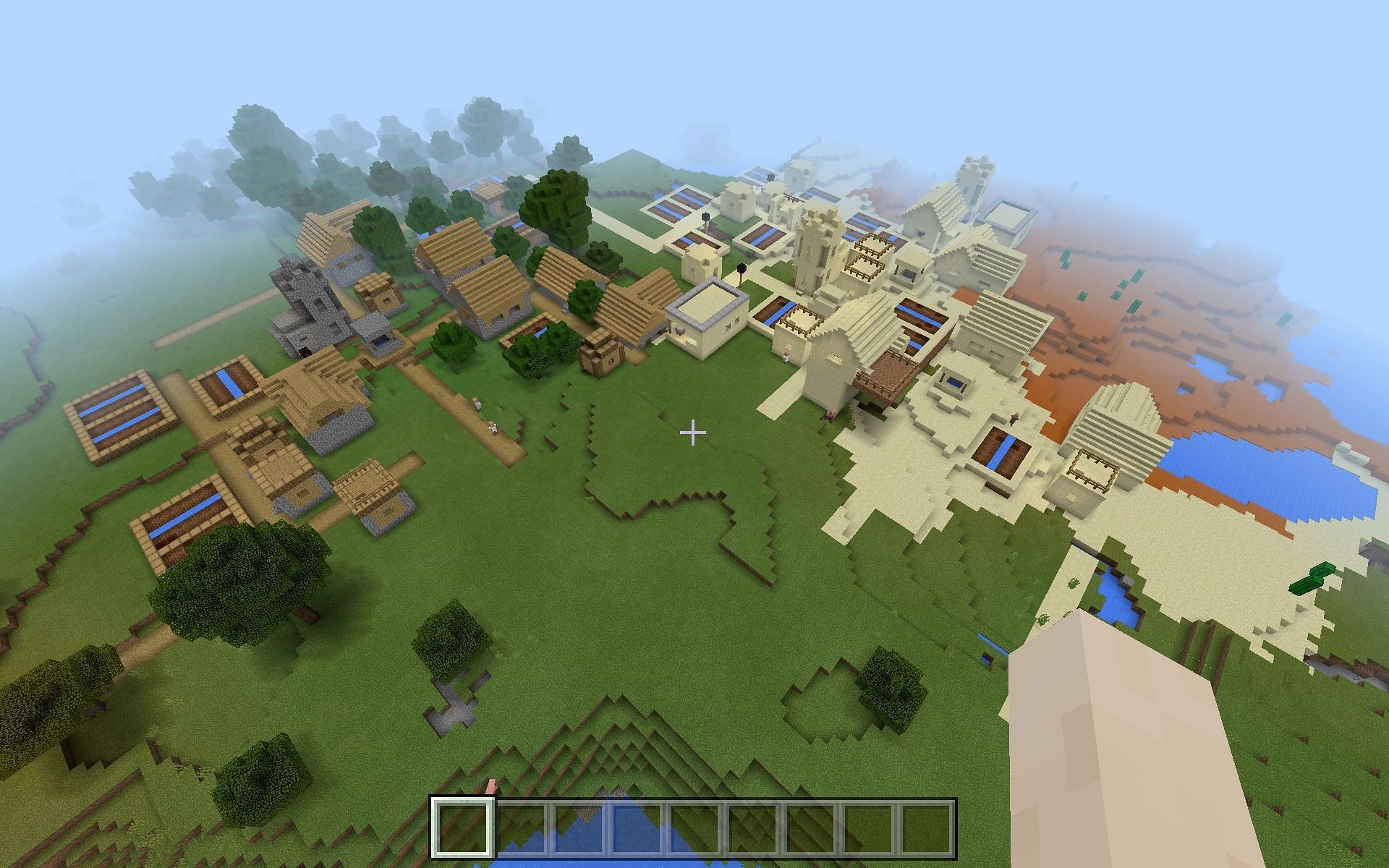 Zoning a build can make it much more visually appealing (Image via Mojang)