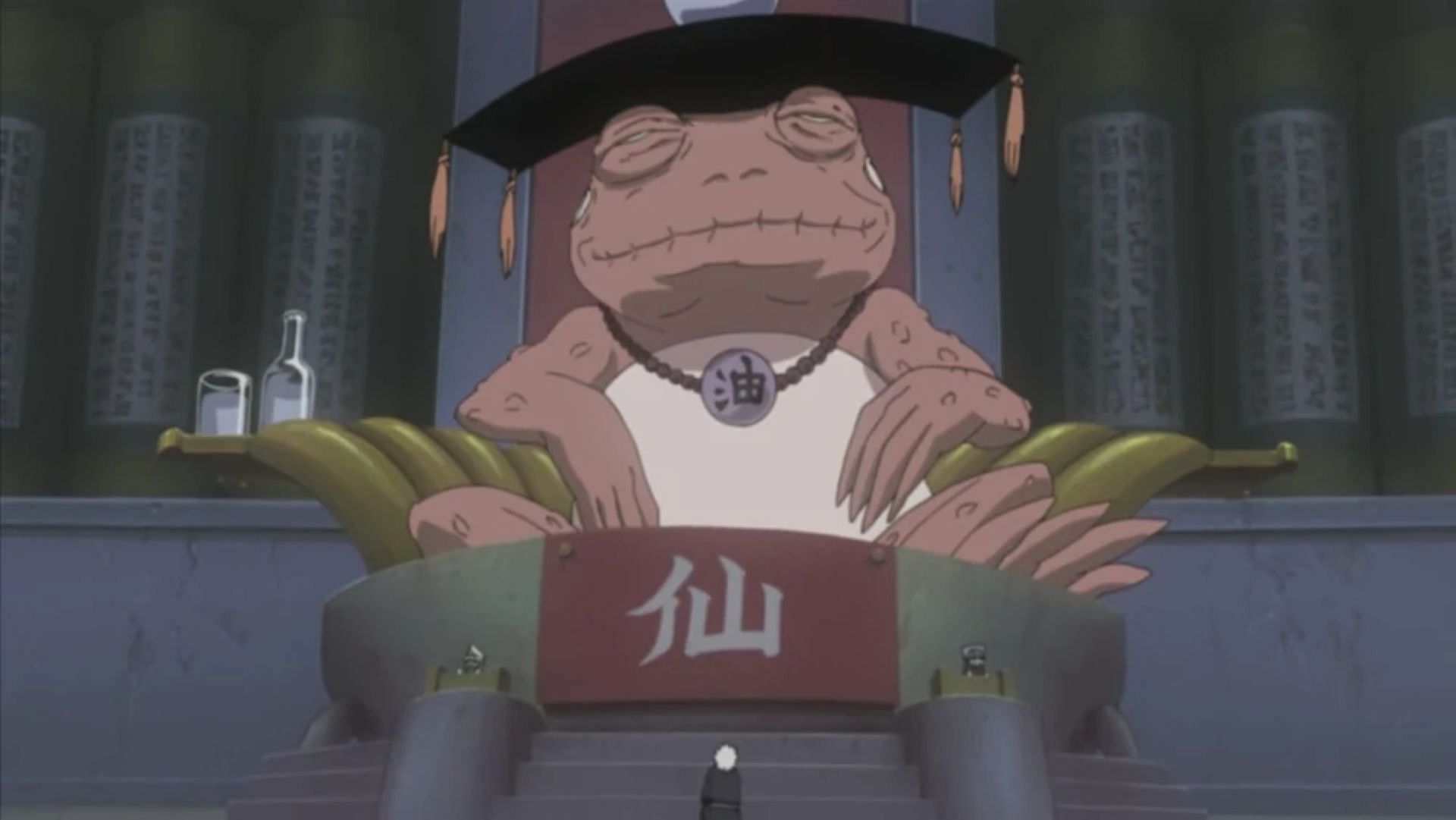 The Great Toad Sage gave the first Child of Prophecy... prophecy. (Image via Studio Pierrot)