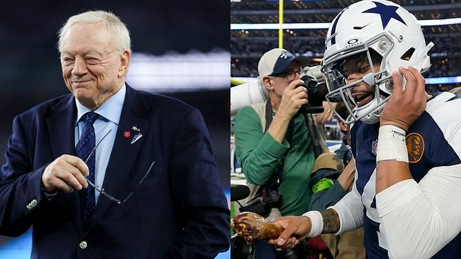 Jerry Jones sounds off on Dak Prescott’s viral turkey TD celebration vs Commanders
