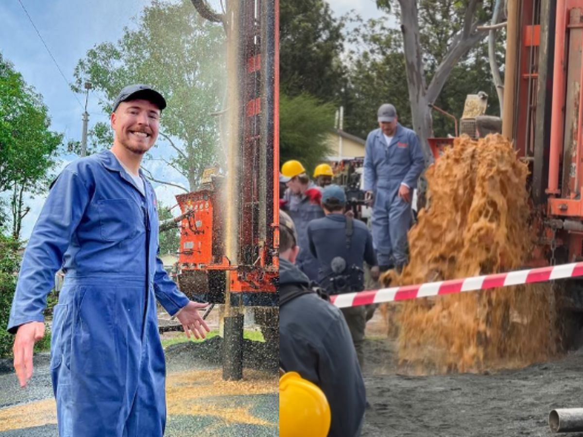 MrBeast getting backlash for building wells in Africa (Image via Instagram/@MrBeast)