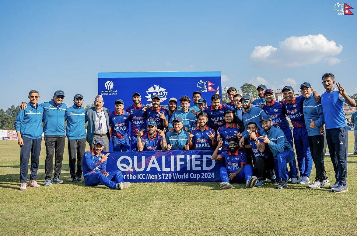 Nepal Cricket Team. (Image Credits: Cricket Nepal)