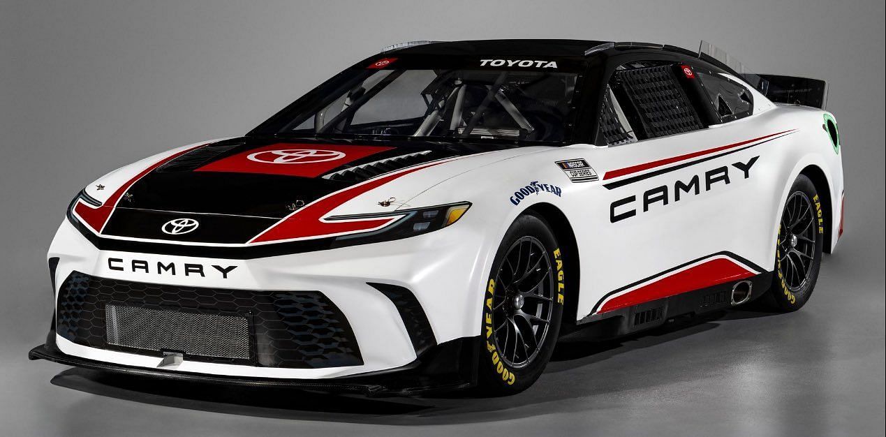 Toyota Camry&rsquo;s new 2024 Cup Series design (image credit/ Bob Pockrass via X)