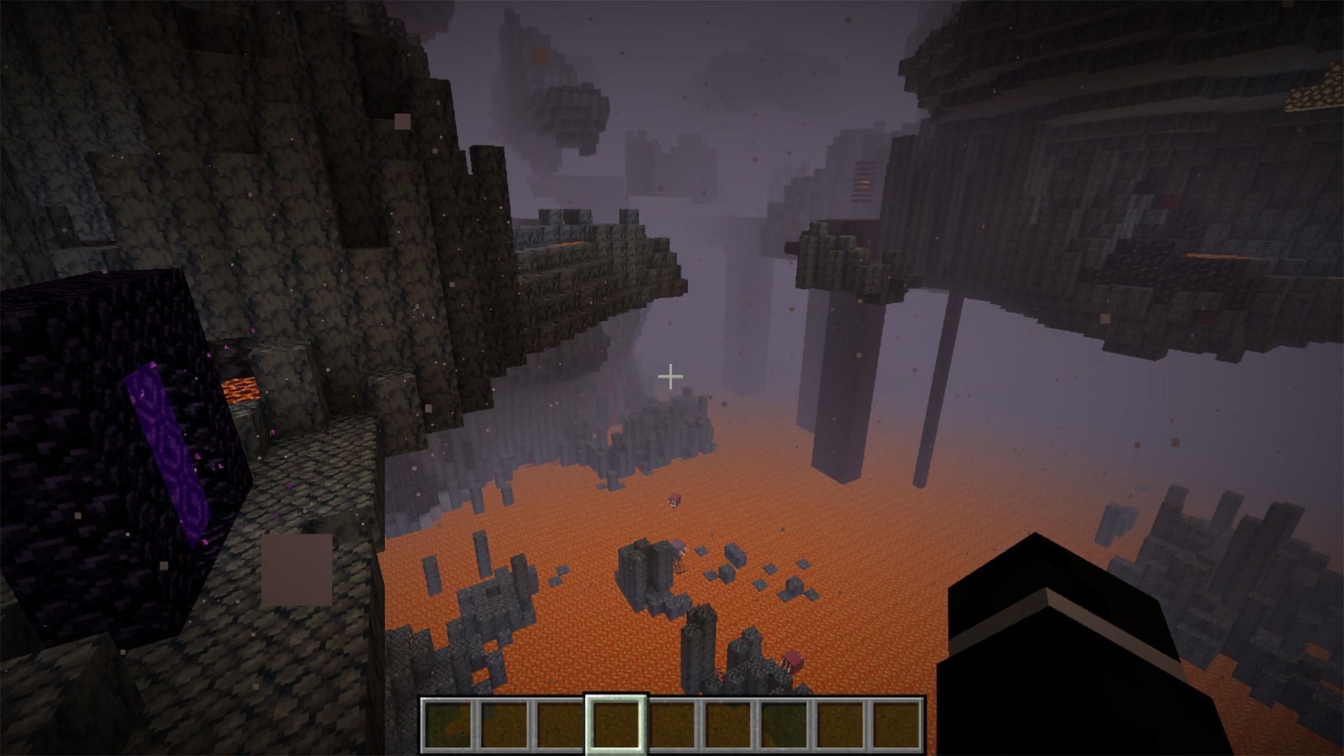 Tread carefully in the Nether and find yourself a Nether Fortress not far from spawn (Image via Mojang)
