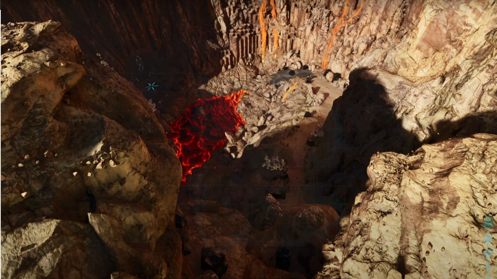 Inside the Volcano in ARK Survival Ascended