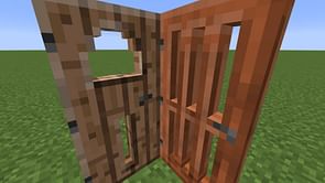 Minecraft player discovers 3D door textures in one specific snapshot