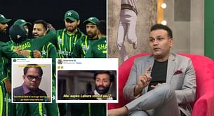 “Rona band kar Pakistan” – Fans react as Virender Sehwag trolls Pakistan after Sri Lanka loses to New Zealand in 2023 World Cup