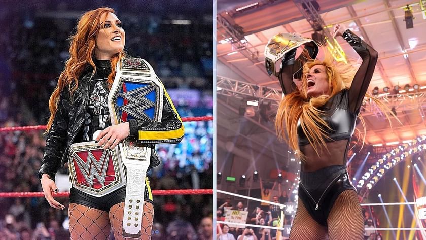 Becky Lynch makes her way to the ring to battle in the 'War Games' match at  WWE's 'Survivor Series', Chicago-Illinois, Fall 2023…