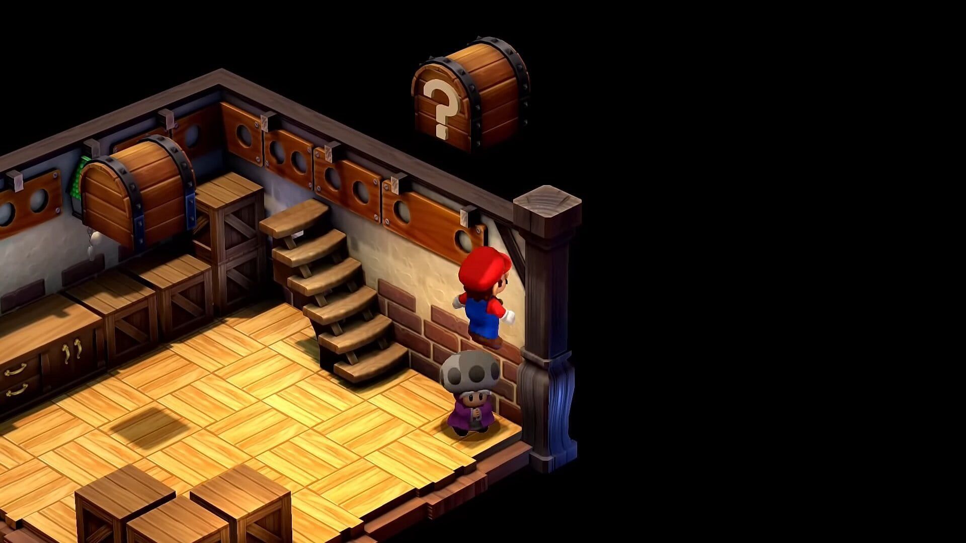 The second hidden treasure is located in this corner of the room (Image via Nintendo)