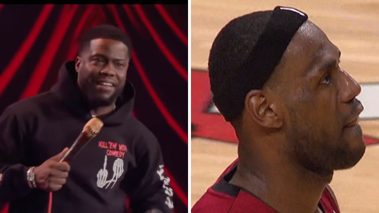 Kevin Hart ridicules LeBron James&rsquo;s receding hairline to promote new standup after SAG strike