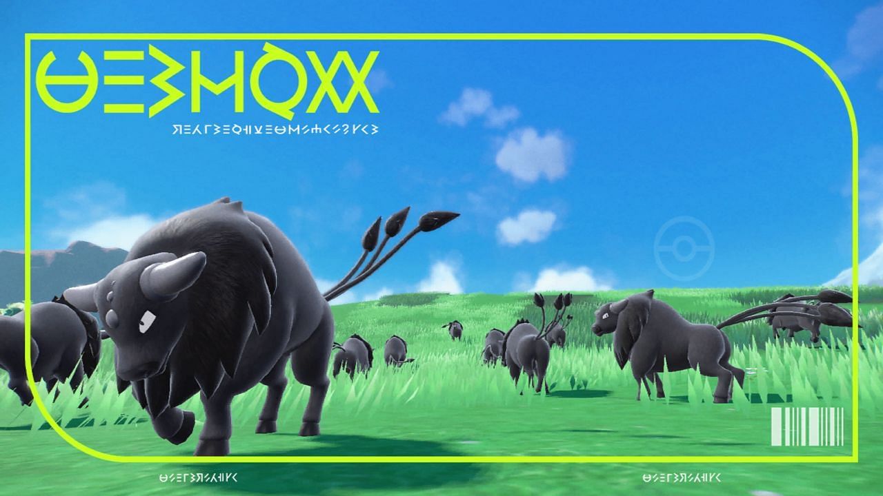 Tauros&#039; Pokedex picture in Pokemon Scarlet and Violet (Image via Game Freak)