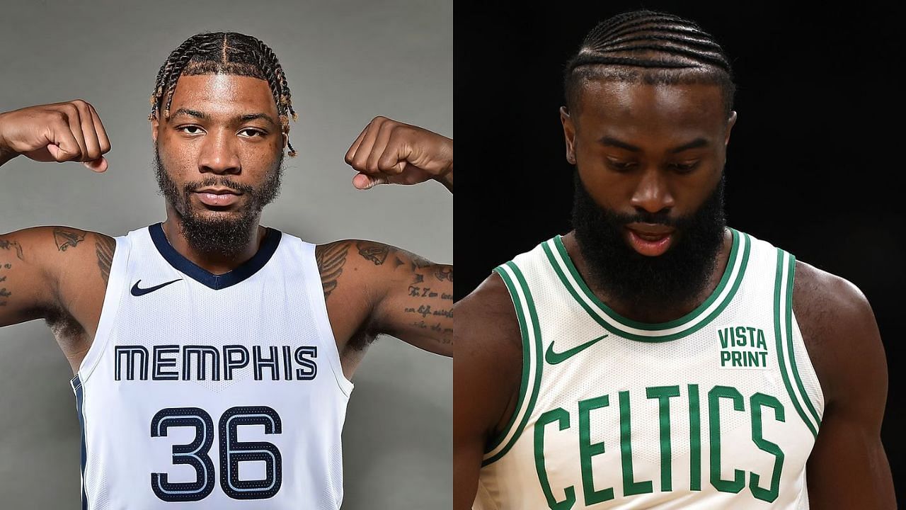 Former teammates Marcus Smart and Jaylen Brown are reunited tonight as the Boston Celtics face the Memphis Grizzlies.