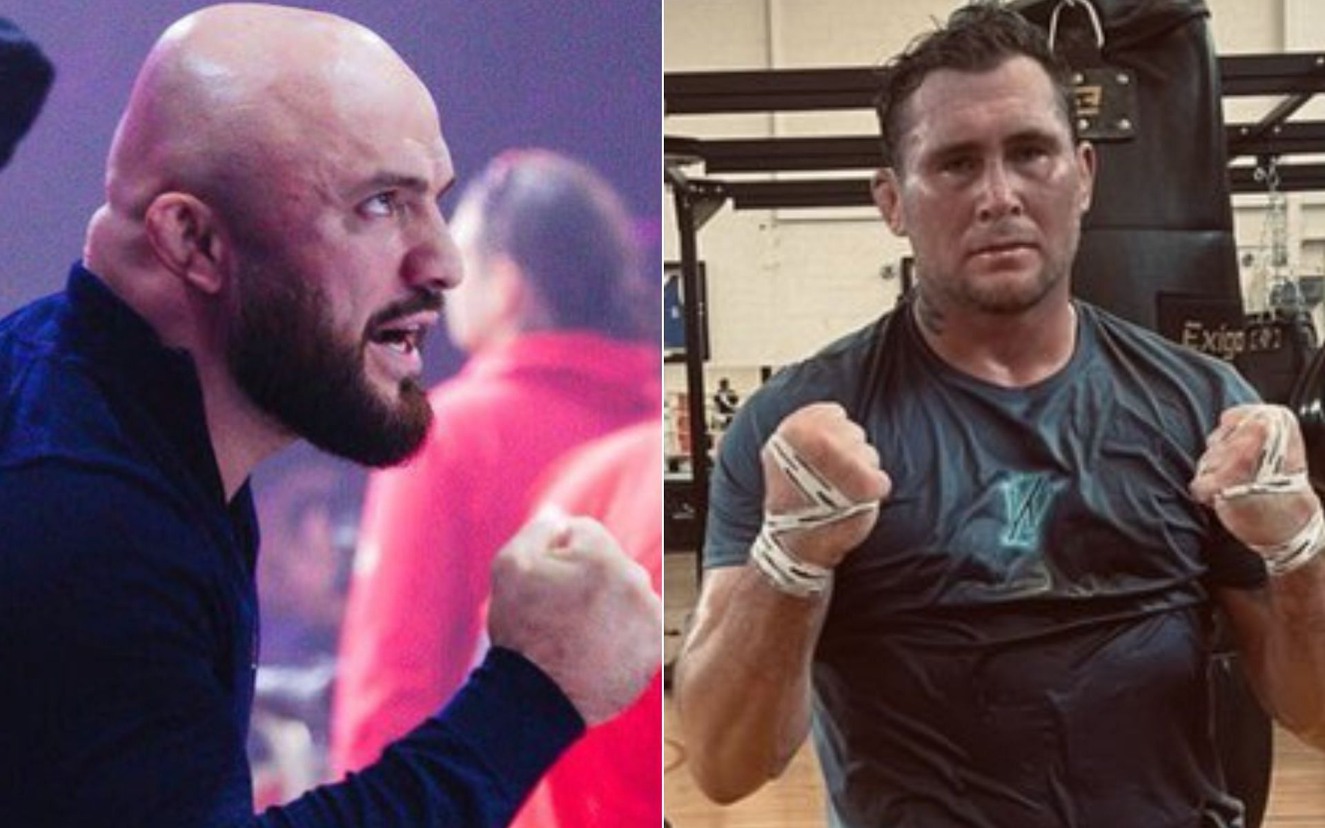 Magomed Ismailov [Left], and Darren Till [Right] [Photo credit: @fngmma and @darrentill2 - X]