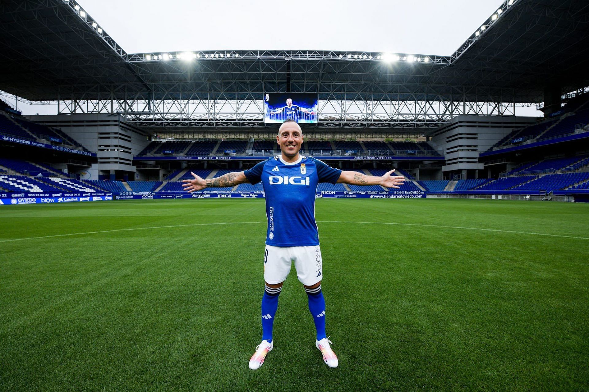 Santi Cazorla signed for Real Oviedo in the summer of 2023.