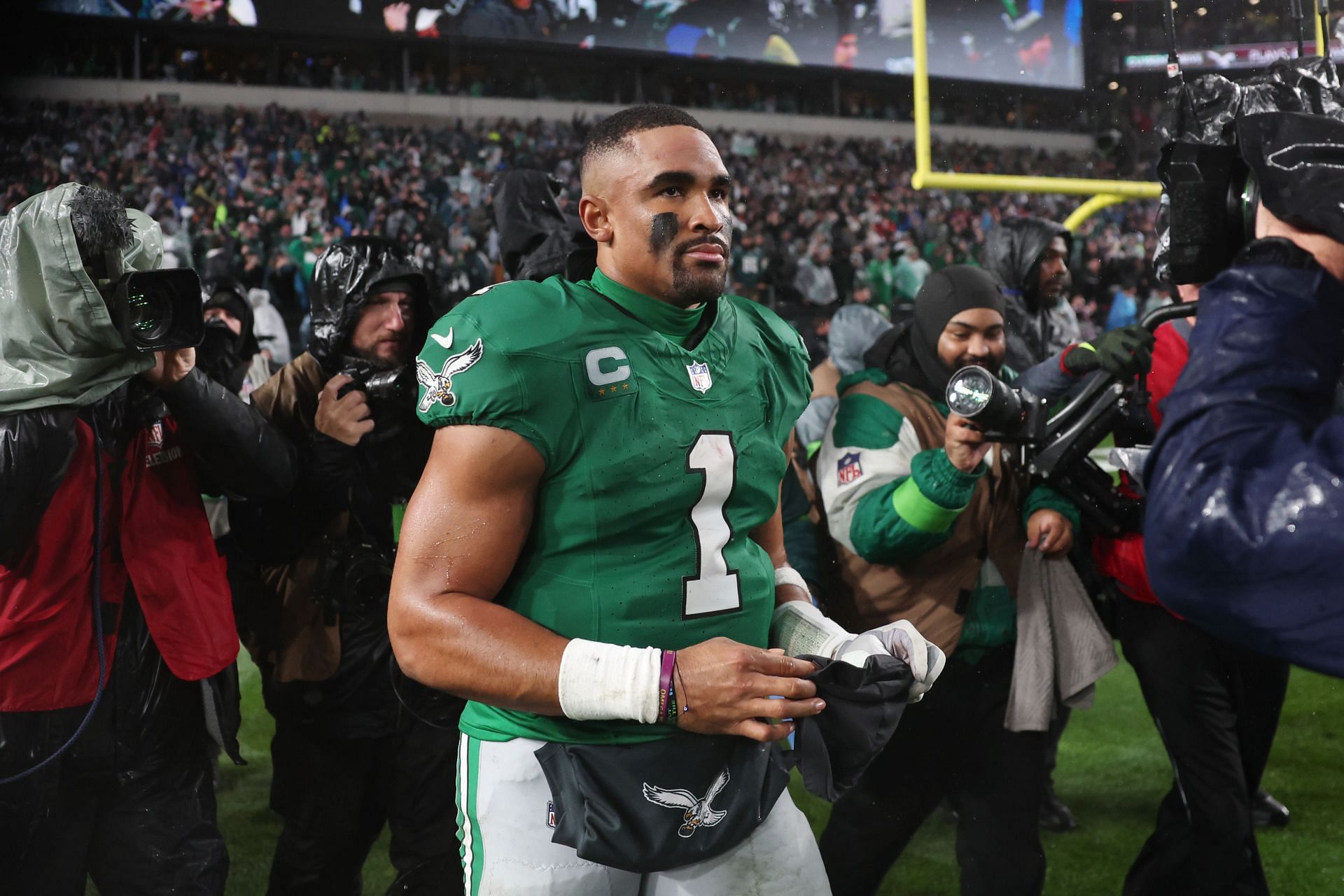 Jalen Hurts at Buffalo Bills v Philadelphia Eagles