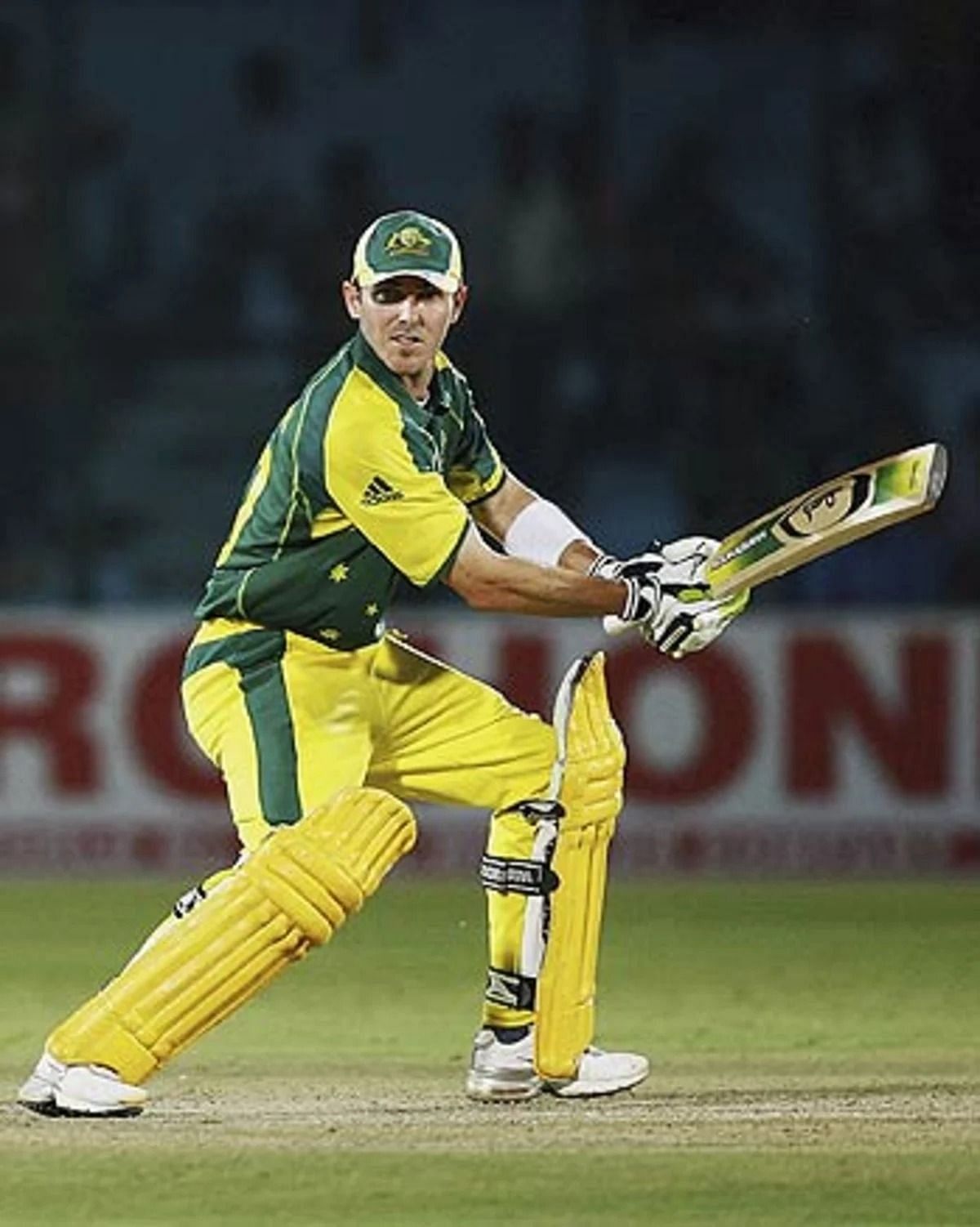 Damien Martyn played a fine hand for the Aussies.