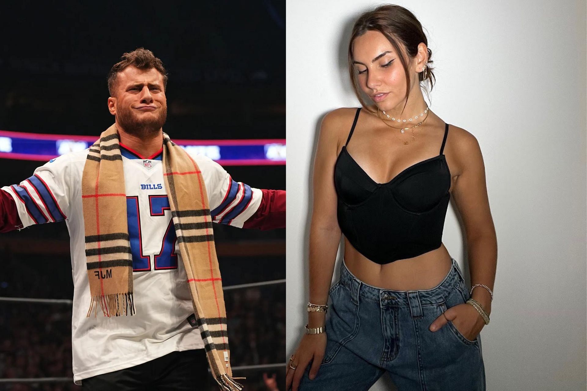 MJF and Alicia Atout shared banter online