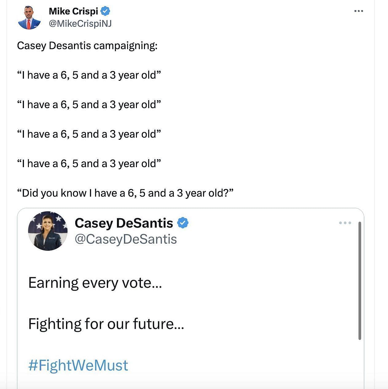 Social media users lashed out at Stone as he made derogatory remarks about Florida Governor Ron DeSantis&#039; wife, Casey. (Image via Twitter)
