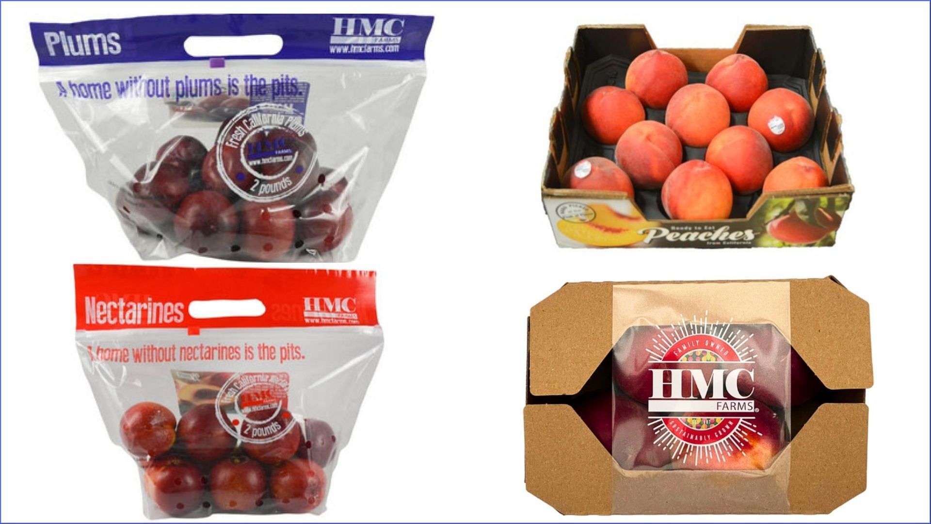 The peaches, plums, and nectarines recalled by HMC Farms have caused 11 cases of illnesses (Image via FDA)