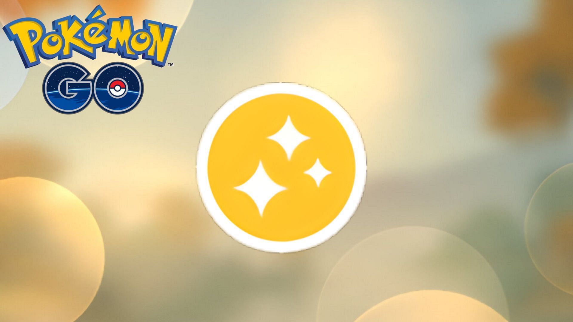 The symbol for a shiny Pokemon as it