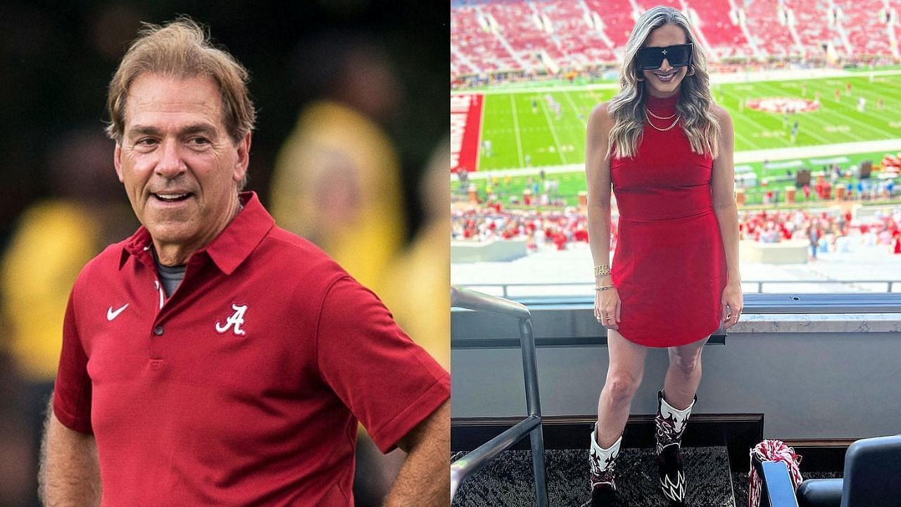 Alabama coach Nick Saban and his daughter Kristen Saban