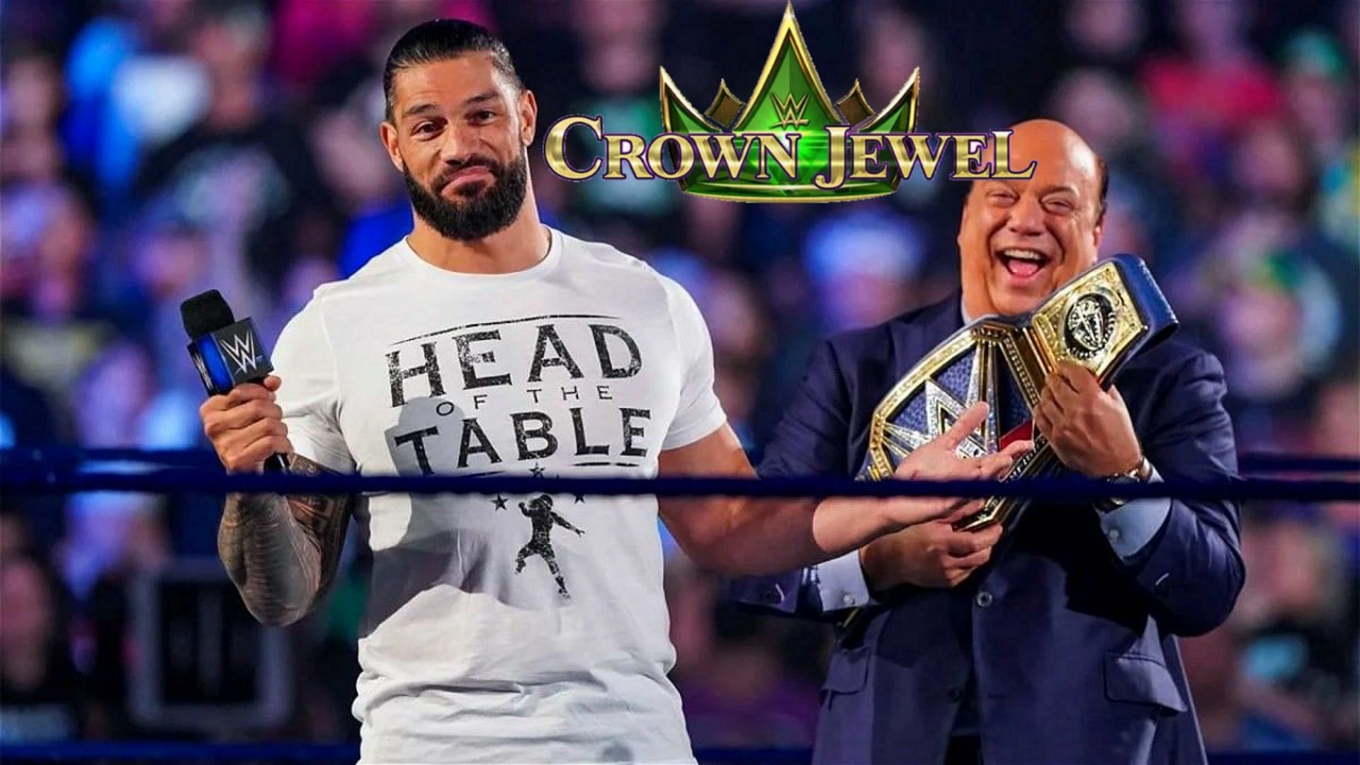 Roman Reigns will be in action at WWE Crown Jewel!