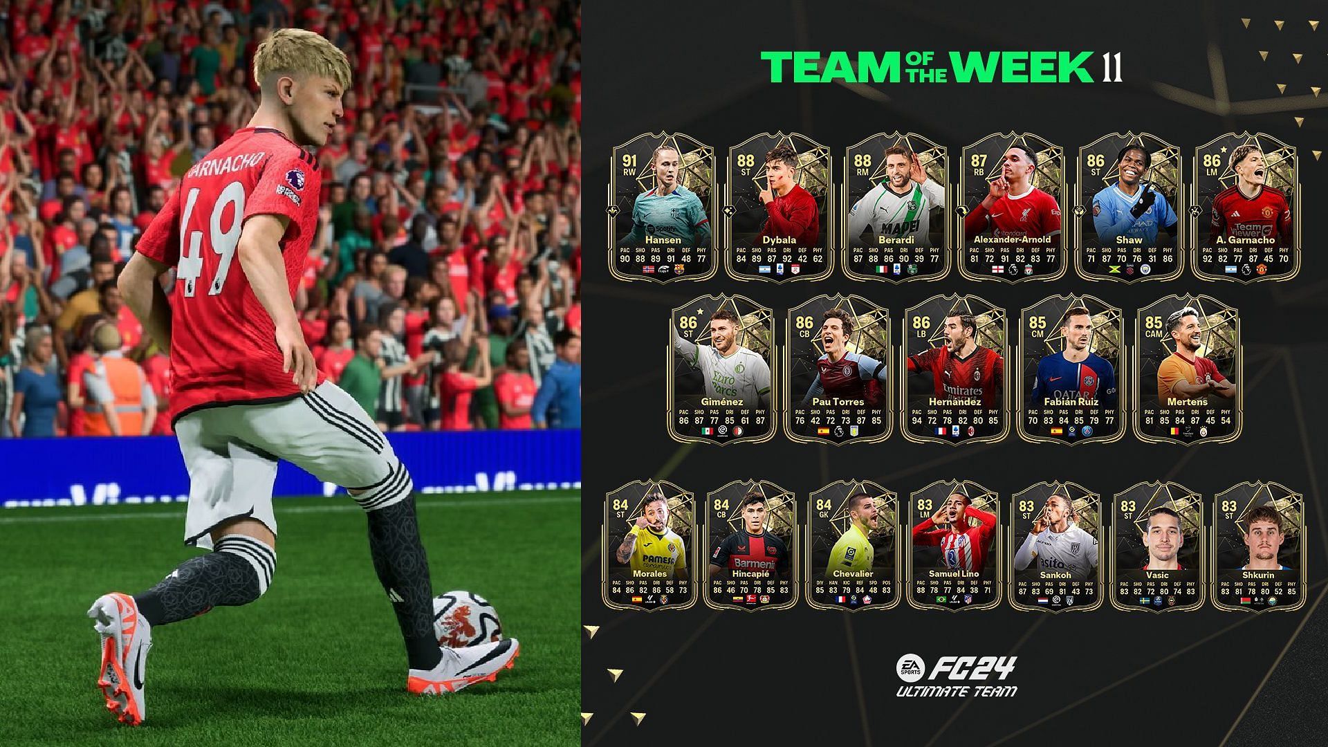 TOTW 10 released in EA FC 24 (Image via cjmofficial/Instagram, EA Sports)