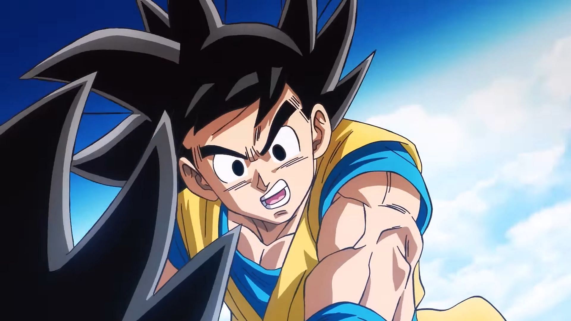 Goku as seen in the new anime&#039;s teaser (Image via Toei Animation)