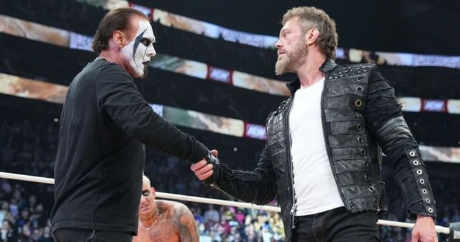 What happened when Sting and Darby Allin joined forces with Adam Copeland (fka Edge) on AEW Collision?