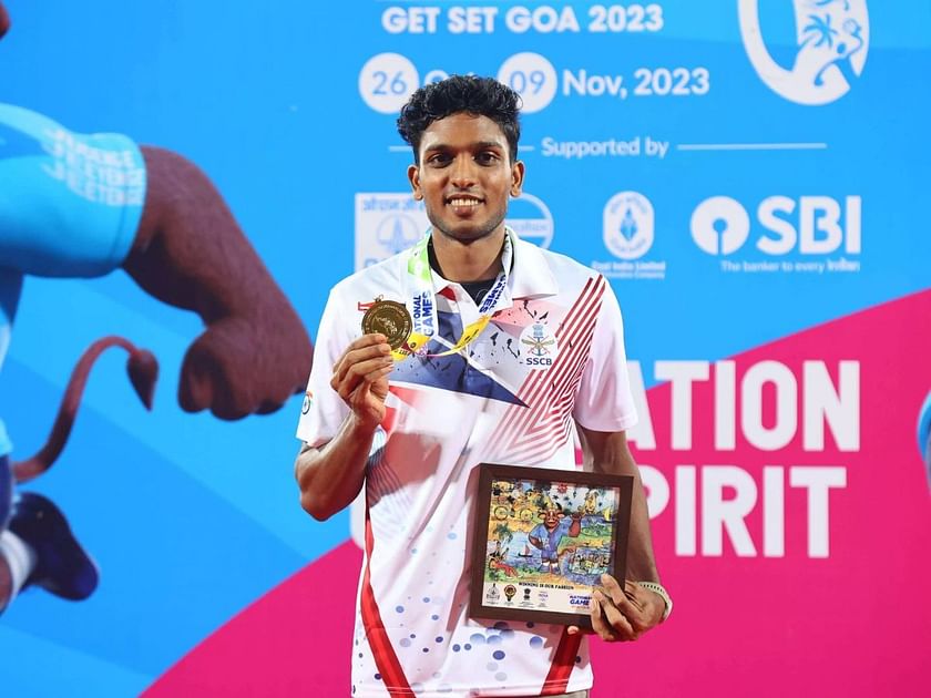 National Games 2023 A B Arun Breaks National Games Record In Triple