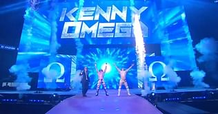 Chris Jericho suffers burns during Kenny Omega's AEW Dynamite entrance