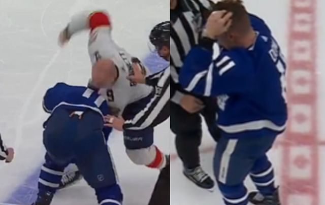 Max Domi left battered by Sam Bennett