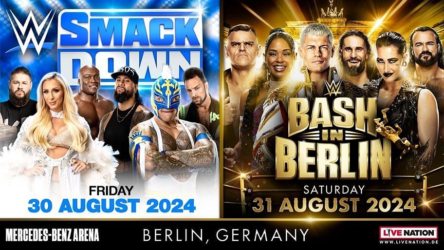 WWE Bash at Berlin will be held on August 31, 2024