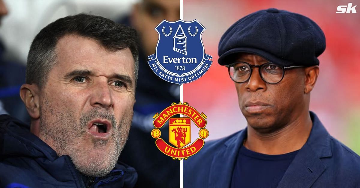 Roy Keane and Ian Wright clashed when predicting Everton vs Manchester United.