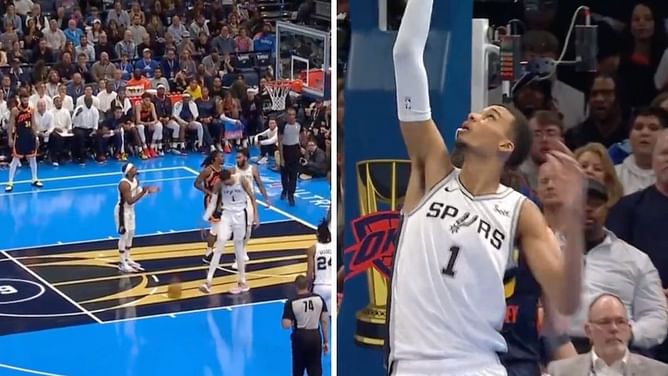 WATCH: Victor Wembanyama issued absurd tech for accidentally bouncing the ball