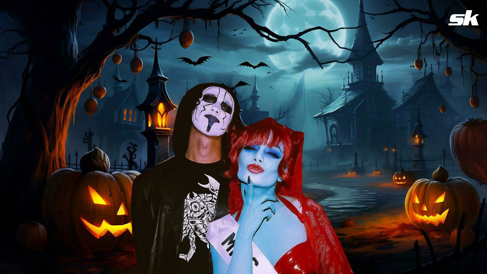 Vanessa Hugens and fiance Cole Tucker dress up for Halloween
