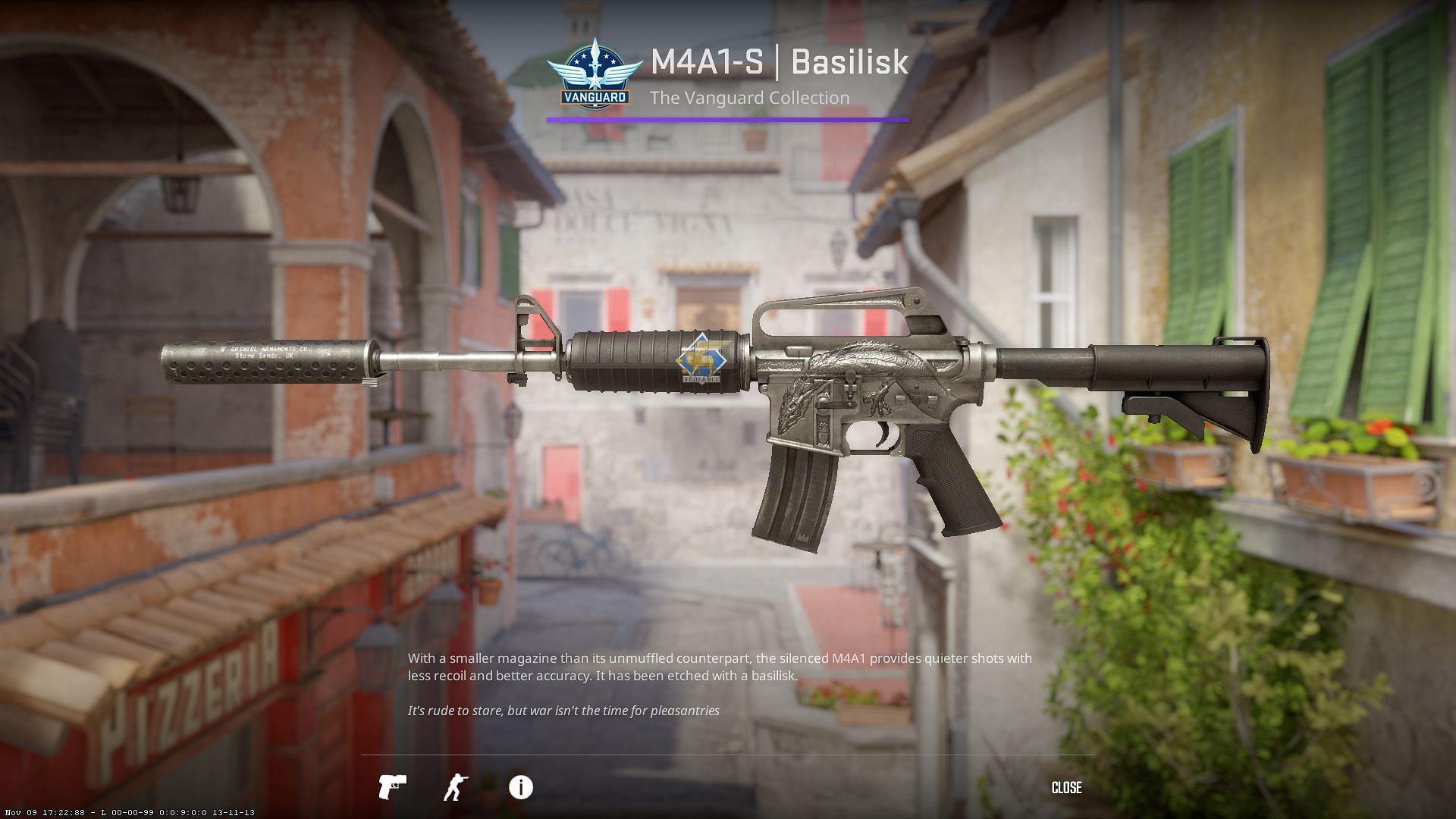 M4A1-S Basilisk (Image via Valve)