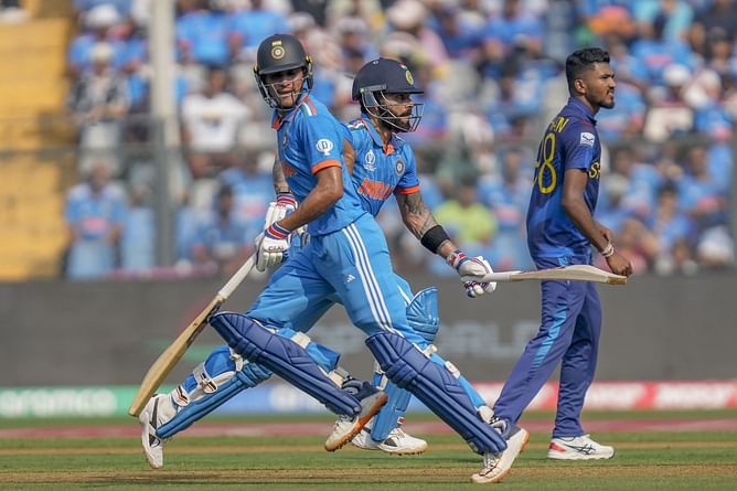 CWC 2023 : भारत-श्रीलंका मुकाबले में बना दिलचस्प रिकॉर्ड, वनडे फॉर्मेट में तीसरी बार हुआ ऐसा